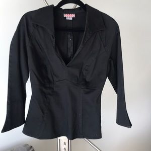 Pinup Lauren Black Top